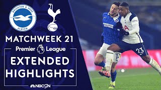 Brighton v. Tottenham | PREMIER LEAGUE HIGHLIGHTS | 1/31/2021 | NBC Sports