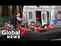 Perilous journey of migrants crossing English Channel