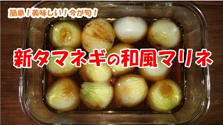 【新タマネギの和風マリネ】簡単！美味しい！今が旬！