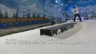 [펀스노우tv] 지빙트릭팁3 - BS nose slide 270out (백사이드 노즈슬라이드 투세븐아웃) 270아웃 vol.3