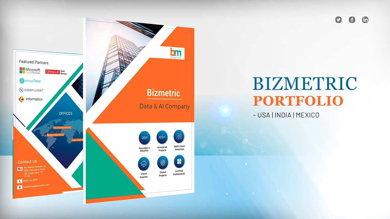 Bizmetric Portfolio Youtube