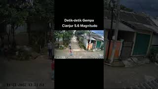 Detik-detik Gempa Cianjur Terekam CCTV Warga