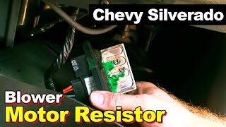 Chevrolet Silverado Blower Motor Speed Control Resistor