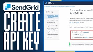 How To Create SendGrid API Key (2025) Full Guide