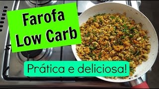 Farofa Low carb - Aprenda como fazer | Você Mais Fitness