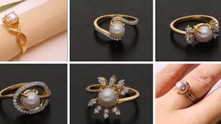 Silver Pearl Ring's Designs | Chandi mai moti ki anguthi | Jewelry Designs..