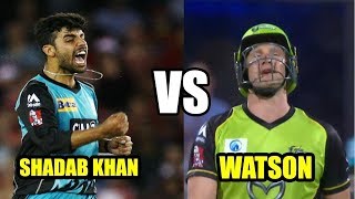 Shadab Khan V Shane Watson BBL 27 Dec 2017 - Brilliant Bowling