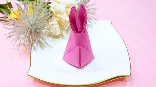 토끼 냅킨접기 Rabbit Napkin Folding