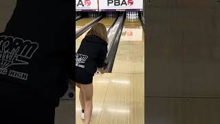 【打倒10番ピン】バイク女子ボウラーあいか🏍️🎳#bowling #shorts #shortvideo