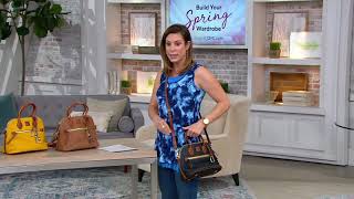 Dooney & Bourke Pebble Leather Domed Satchel on QVC