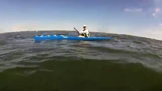 Nelo 520 Surfski Remount by Leslie Chappell.  August 28, 2016