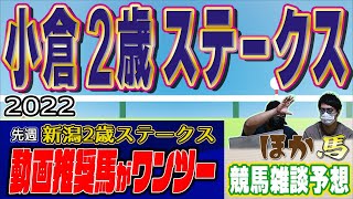 小倉2歳ステークス2022予想　競馬予想＆競馬雑談