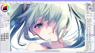 初音ミク描いてみた【イラストメイキング】