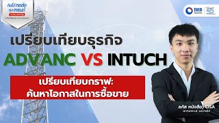 เปรียบเทียบธุรกิจ ADVANC VS INTUCH เปรียบเทียบกราฟ: ค้นหาโอกาสในการซื้อขาย #advanc #intuch #หุ้น