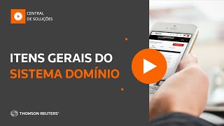 Itens Gerais do Sistema Domínio