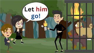 HELP! Markus is in Flames | Basic English conversation | Learn English | Like English