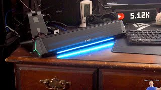 ✅Dynamic RGB Computer Sound Bar Review: HiFi Stereo With Bluetooth✅