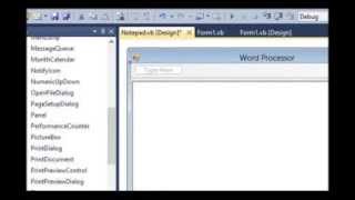Visual Basic 2010 Tutorial - Word Processor