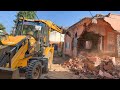 JCB 3DX Xtra Going to Old School Demolished and Crushed in Udangudi | jcb video