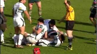 Calum Clark hyper extends Rob Hawkins' arm - RD