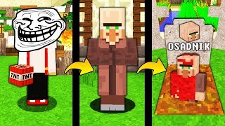 JAK TROLLOWAĆ OSADNIKA W MINECRAFT! || MINECRAFT TROLL!