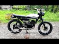 Yamaha rs100 restoration scrambler full build time lapse.