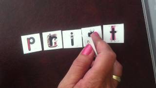 Both Positions Consonant blends - Decoding Tracking (reading) with Lively Letters