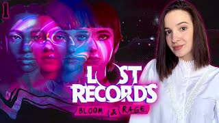 LOST RECORDS: BLOOM \u0026 RAGE | Полное Прохождение ЛОСТ РЕКОРДС на Русском | Обзор | Стрим #1