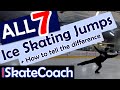 The 7 main jumps in Ice Skating and how to tell the difference - beginners guide!