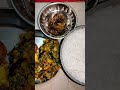 sunday special pakhala vata machha vaja machha anta vaja saga chadchai food pakhala