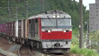 上野幌を通過するDF200(118)コンテナ列車 3084ﾚ(札幌タ→名古屋タ)