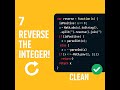 LeetCode 7: Reverse Integer in JavaScript | String Trick ✅