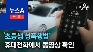 [단독]‘초등생 성폭행범’ 휴대전화에서 범행 동영상 확인 | 뉴스A