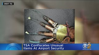 TSA Reveals Unusual Items Found At Airports