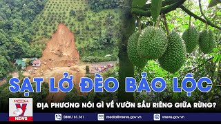 Sạt lở đèo Bảo Lộc: Địa phương nói gì về vườn sầu riêng giữa rừng? - VNEWS