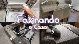 FAXINA COMPLETA ✨🏠 Limpei e organizei toda a CASA | Minha rotina com uma bebê de 1 e 6 meses ✨