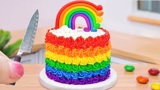 Buttercream Twin Fondant Rainbow Cake 🌈 1000+ Satisfying Rainbow Chocolate Cake