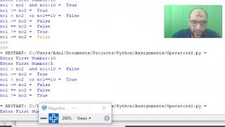 7-Python Course L2-Logical Operators, Operands, Assignment Operators, Solve Positive, Negative, Zero