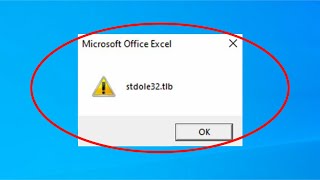 How To Fix Microsoft Excel Stdole32.tlb Error - Stdole32 Excel Problem Windows 7 / 8 / 10