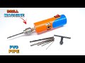 How To Make Powerfull Drill Machine At Home From Pvc Pipe ||Homemade Mini Drill Machine