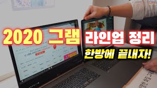 2020 그램 총망라! 라인업 요점정리 한방에 보여드리겠습니다. 2020년형 LG그램 17 미디어데이