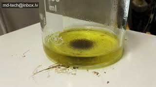 Sodium metabisulfite precipitate gold.