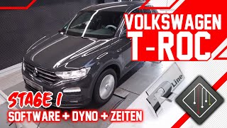 VW T-Roc 2.0 TSI 4MOTION | Stage 1 Chiptuning - Dyno - 100-200 | mcchip-dkr