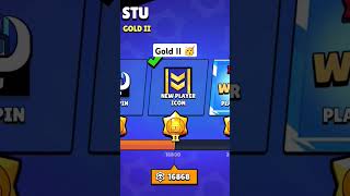 I'm Gold 2 Now 🥳 #brawlstars #gaming #gamingshorts