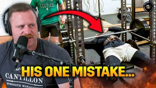 BENCH PRESS FAIL | Why You Can't Bench 315