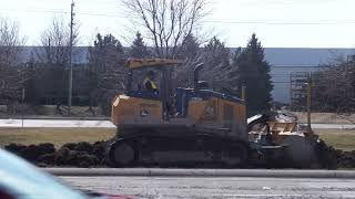 Excavating on Hall Rd is Underway