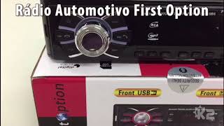 Radio Automotivo Bluetooth MP3 First Option