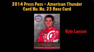 Kyle Larson Rookie NASCAR Cards