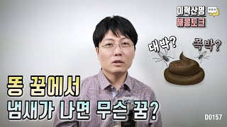 똥 냄새가 나는 꿈. 안 나는 똥꿈 결정적 차이!