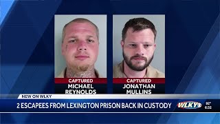 2 escapees from Lexington prison back in custody, says KSP
